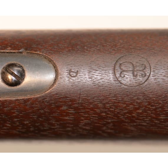 A Springfield Model 1884 "Trapdoor" infantry rifle