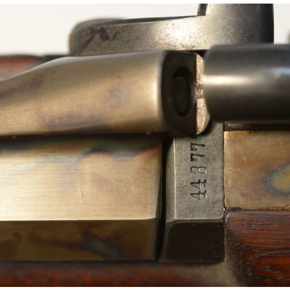 A Springfield Model 1884 "Trapdoor" infantry rifle