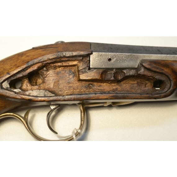 A flintlock cavalry pistol, circa 1830