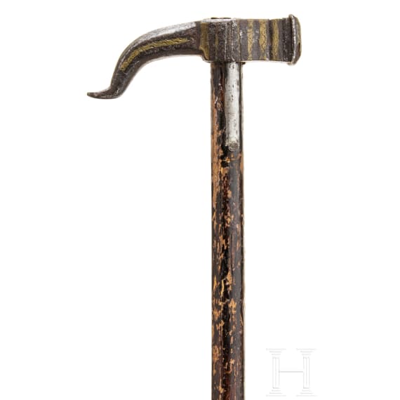 An Ottoman warhammer (nacak), 18th century