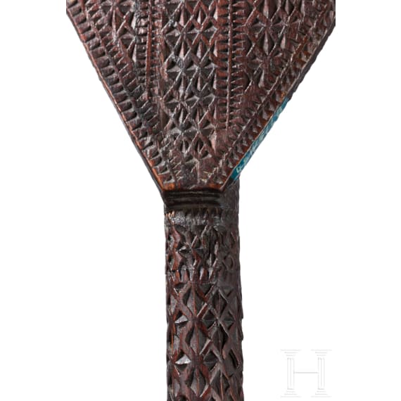 A French Polynesian carved paddle, Austral Islands