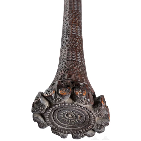 A French Polynesian carved paddle, Austral Islands