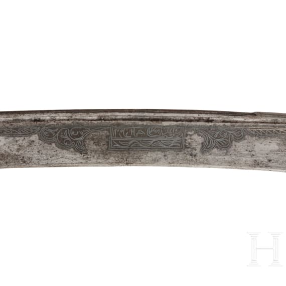 An Ottoman yatagan, dated 1837