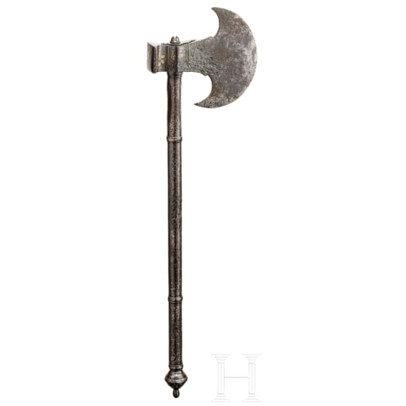 An Indian battle axe, 19th century