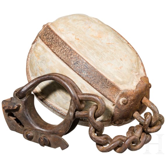 A ball and chain in the style of the 17th/18th century