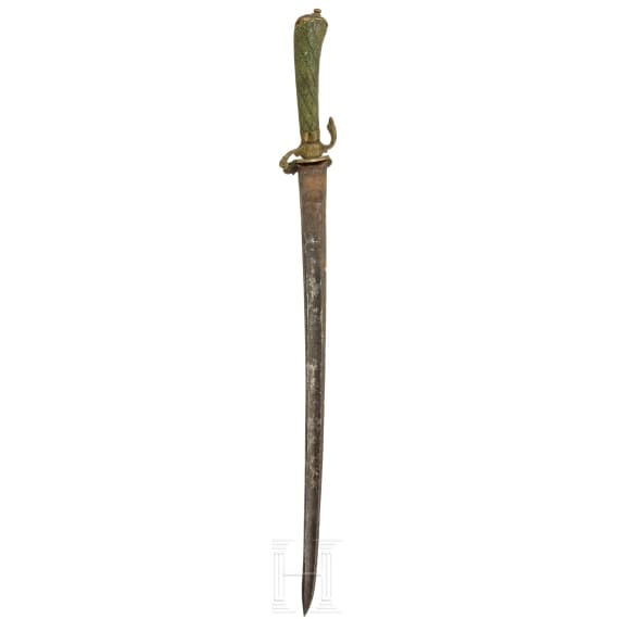 A German hunting sabre, circa 1780