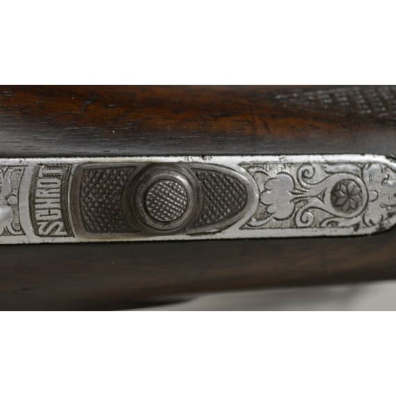 A pre-war three-barrel rifle-shotgun, Suhl