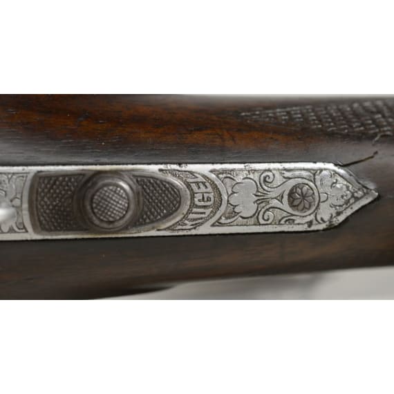 A pre-war three-barrel rifle-shotgun, Suhl