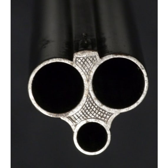 A pre-war three-barrel rifle-shotgun, Suhl