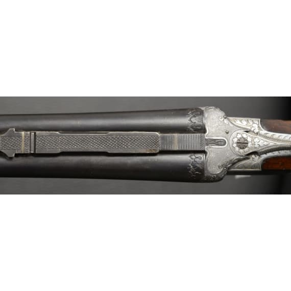 A pre-war three-barrel rifle-shotgun, Suhl
