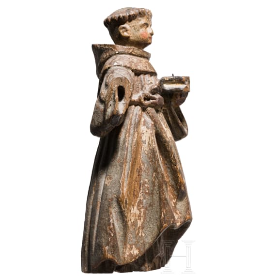 A figure of a saint, Rhineland, 16th century