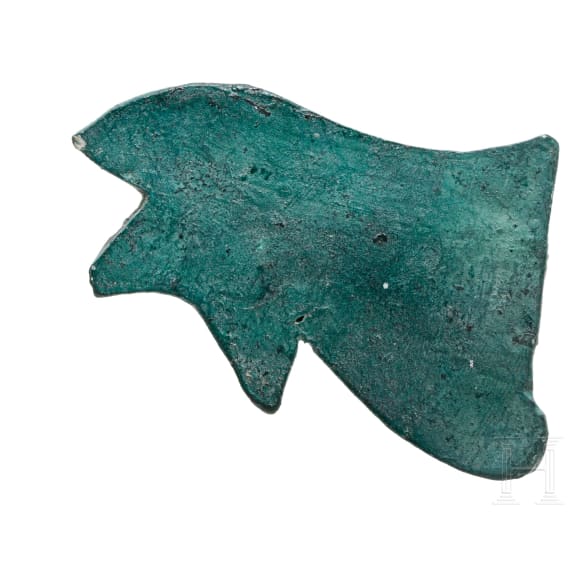An Egyptian Wedjhat eye amulet, 2nd - 1st millennium B.C.