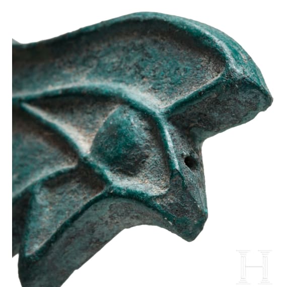 An Egyptian Wedjhat eye amulet, 2nd - 1st millennium B.C.