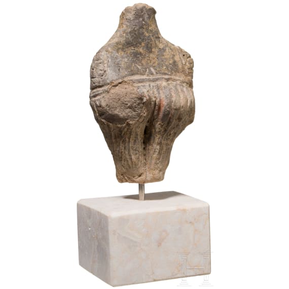 A Southeastern European Vinca statuette, 4th millennium B.C.