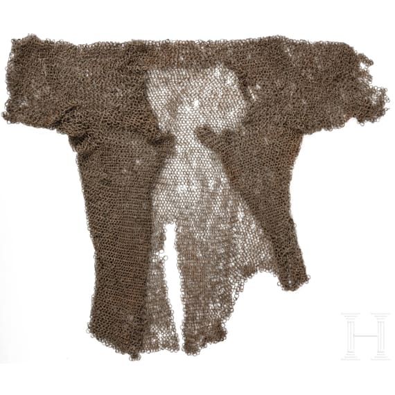 A fragment of an Indian mail shirt, 17th/18th century