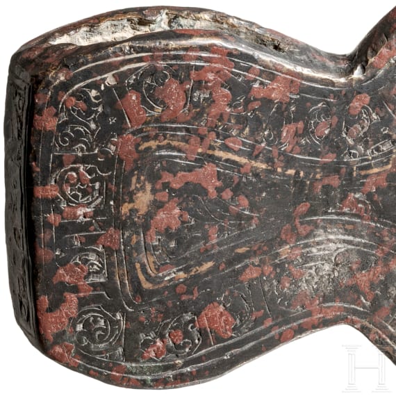 A Sasanian ceremonial axe, 3rd - 6th century