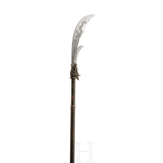 A Chinese pole arm, 19th century