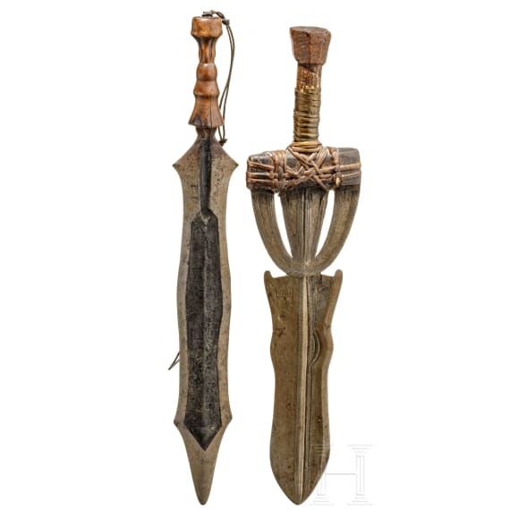 Two African swords