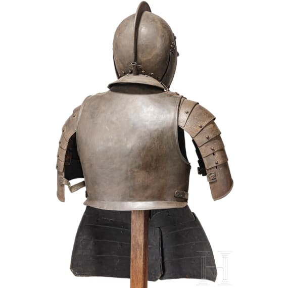 An Italian pikeman's suit of armour, 17th century