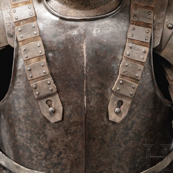 An Italian pikeman's suit of armour, 17th century
