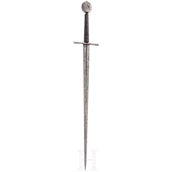 Ritterliches Schwert zu anderthalb Hand, deutsch, um 1450
