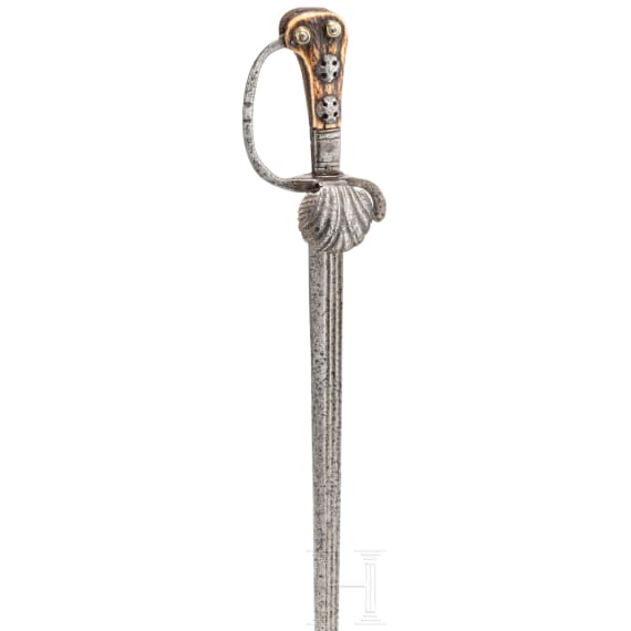 A German hunting sword, 2nd half of the 17th century