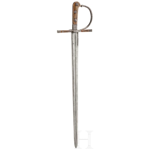 A German hunting sword, circa 1700