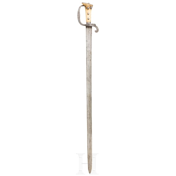A German hunting sword, circa 1720