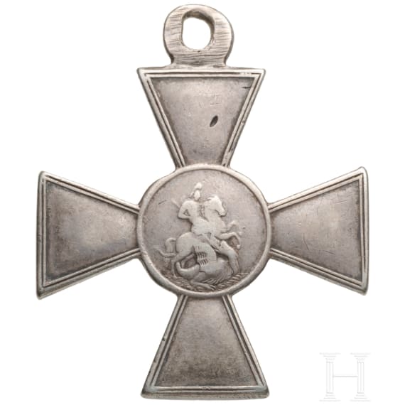 A silver St. George's Cross 4th class, 19th century
