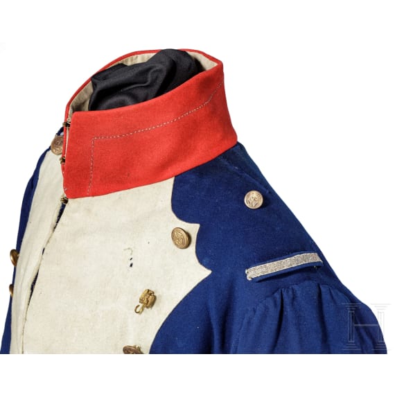 A tunic for enlisted men of the infantry of the Old Guard ("Grognards"), 1st half of the 19th century