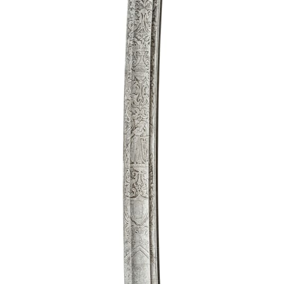 A British officer's sabre, circa 1800