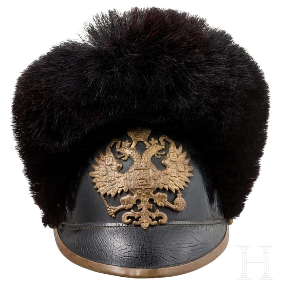 A helmet for enlisted men of the Russian dragoon regiments, dated 1910