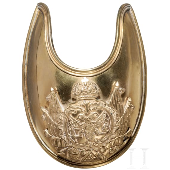 A gorget for officers of the guards during the reign of Catherine the Great (1762-96)