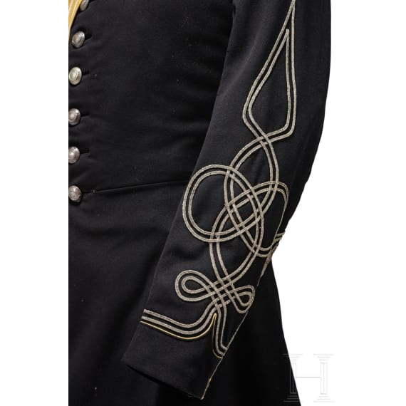 Uniform für einen Offizier der Chasseurs Etrangers der päpstlichen Truppen im Regimentsstab, um 1865