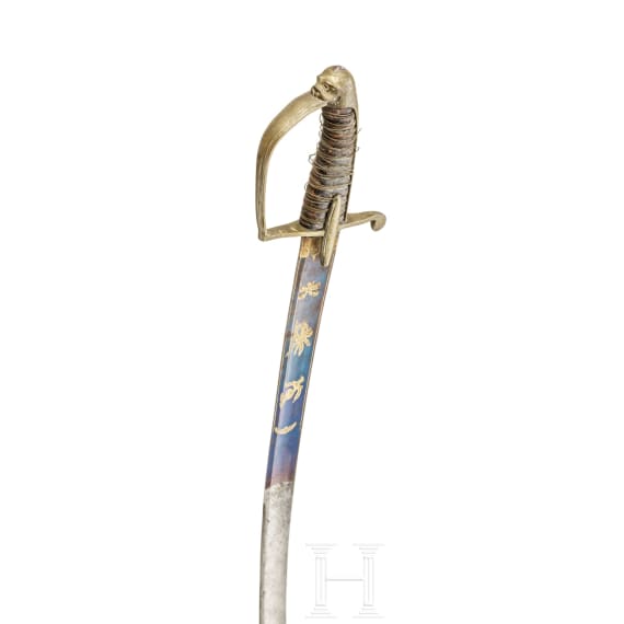 A German hussar officer's lion-head-sabre, circa 1800