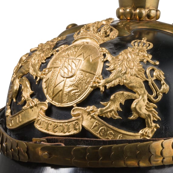 A helmet M 1886 for enlisted men/NCOs of the infantry