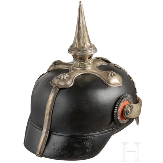 A helmet M 1886 for officers of the Infantry Leib Regiment or the Pioneers