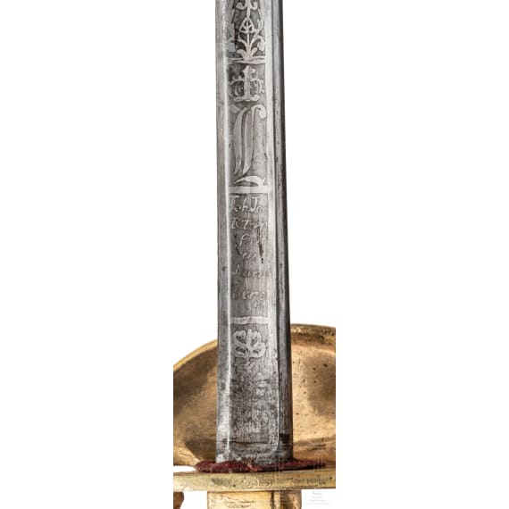 An epee for officials from the reign of King Maximilian II (1848-64)