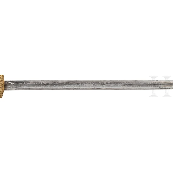 An epee for officials from the reign of King Maximilian II (1848-64)