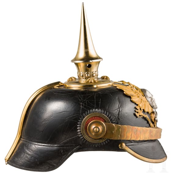 Helm für Offiziere im Braunschweigischen Infanterie-Regiment Nr. 92