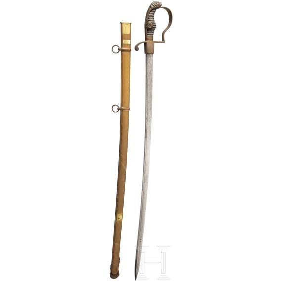 A sabre for officers of the Hamburg militia, circa 1840