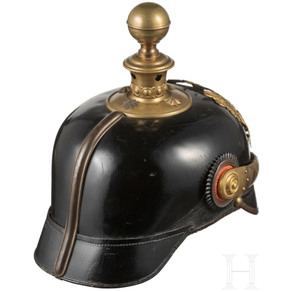 Helm für einen Fähnrich im Feldartillerie-Regiment "von Scharnhorst" (1. Hannoversches) Nr. 10
