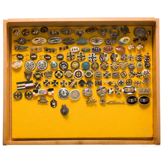 A significant collection of approx. 920 patriotic badges from Germany and Austria