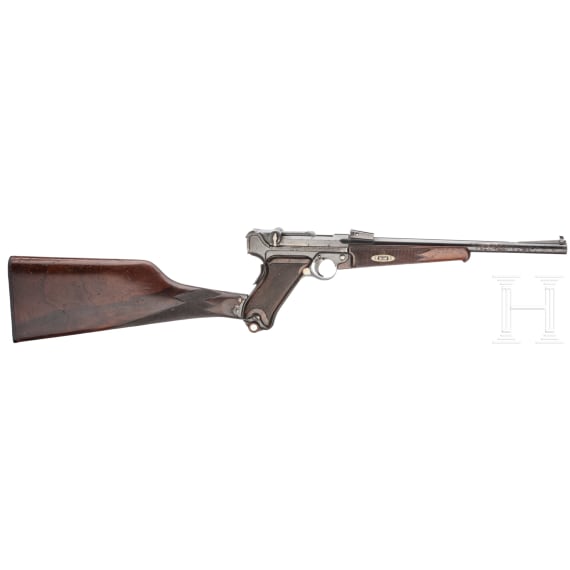 A Luger carbine Mod. 1902by DWM, in case