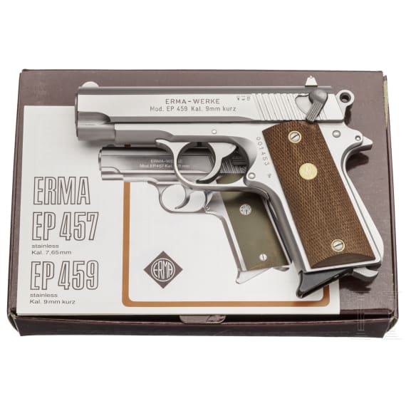 ERMA Mod. EP 459, Stainless, new in box