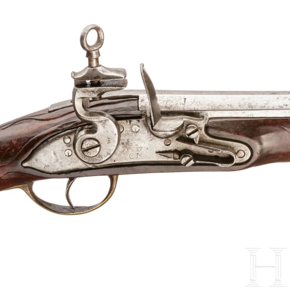 A flintlock pistol Mod. 1753, made 1782