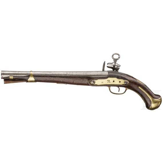 A flintlock cavalry pistol Mod. 1789, made 1789