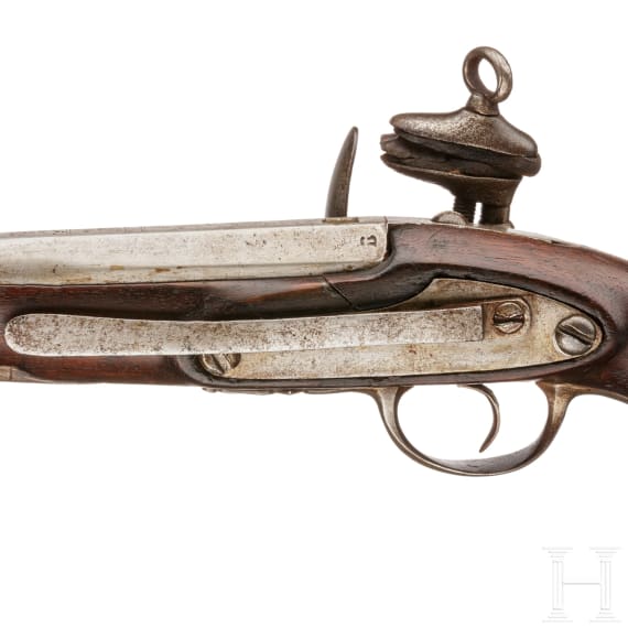 A hussar's flintlock pistol Mod. 1791, circa 1800