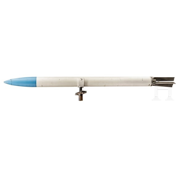 An inert replica of a Mk. 4 Folding-Fin Aerial Rocket (Mighty Mouse)