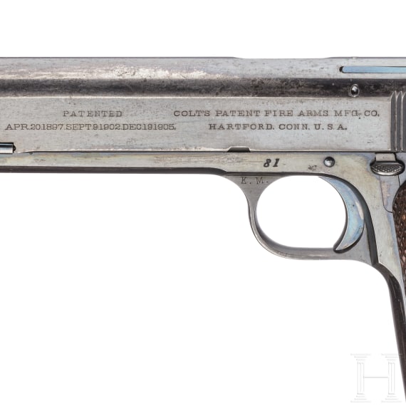 Colt Mod. 1905/07 .45 Automatic Pistol, 1907 Contract U.S. Government